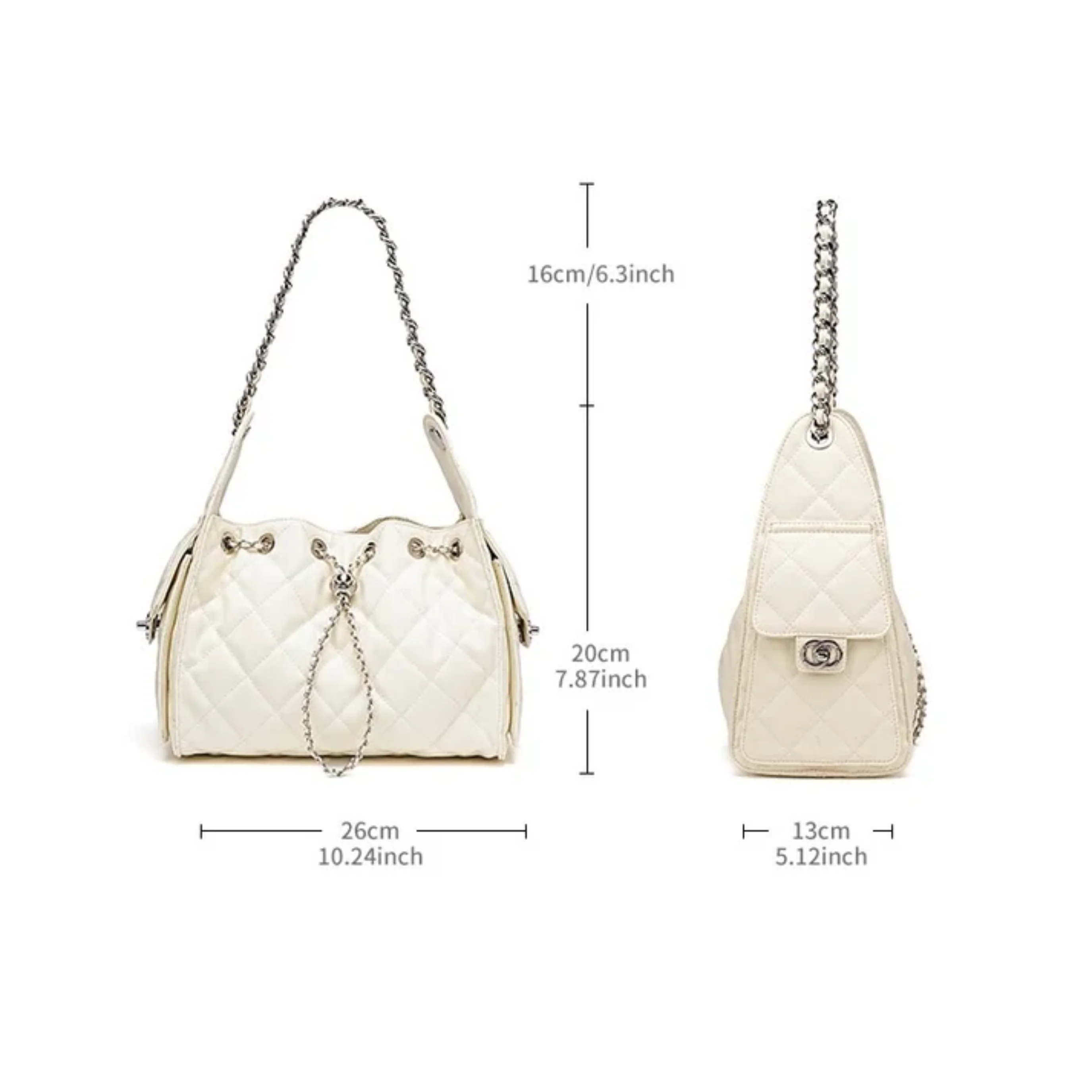 Donna Genuine Leather Shoulder Crossbody Bag - Image 8