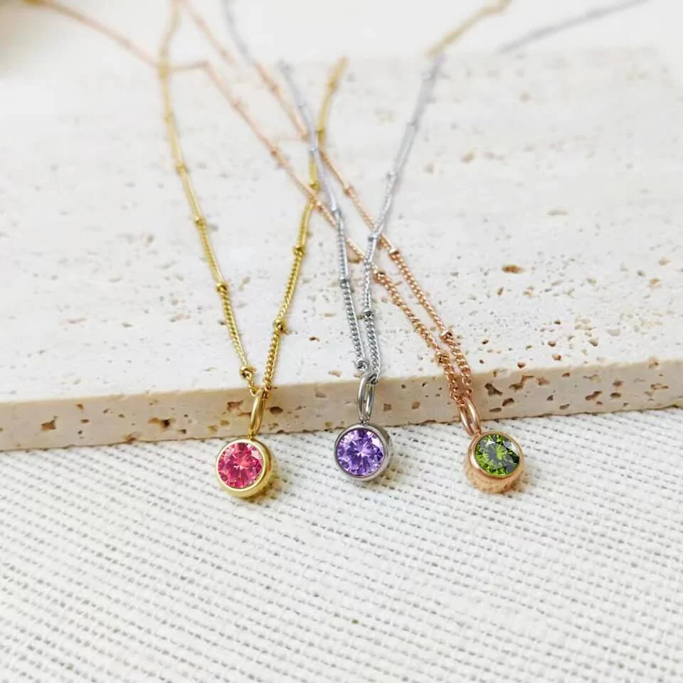 Dora Birthstone Radiance Necklace - Image 3