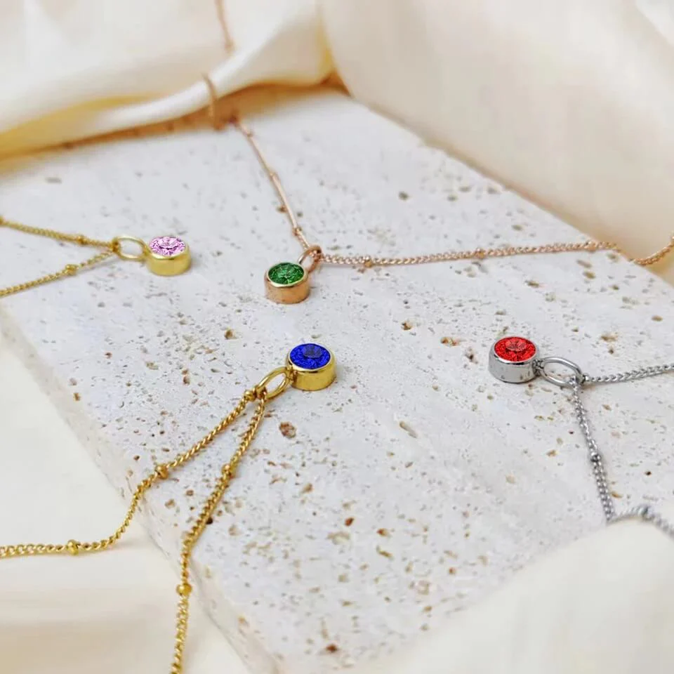Dora Birthstone Radiance Necklace - Image 4