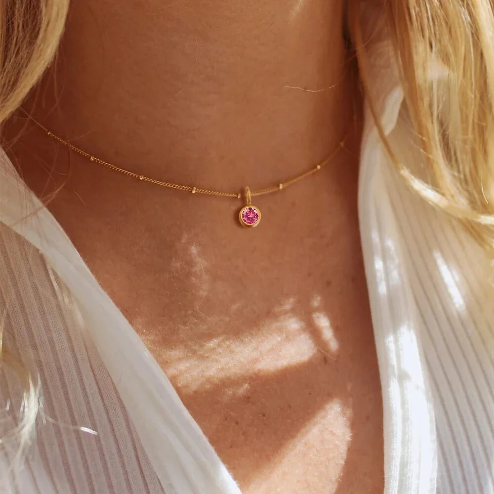 Dora Birthstone Radiance Necklace - Image 7