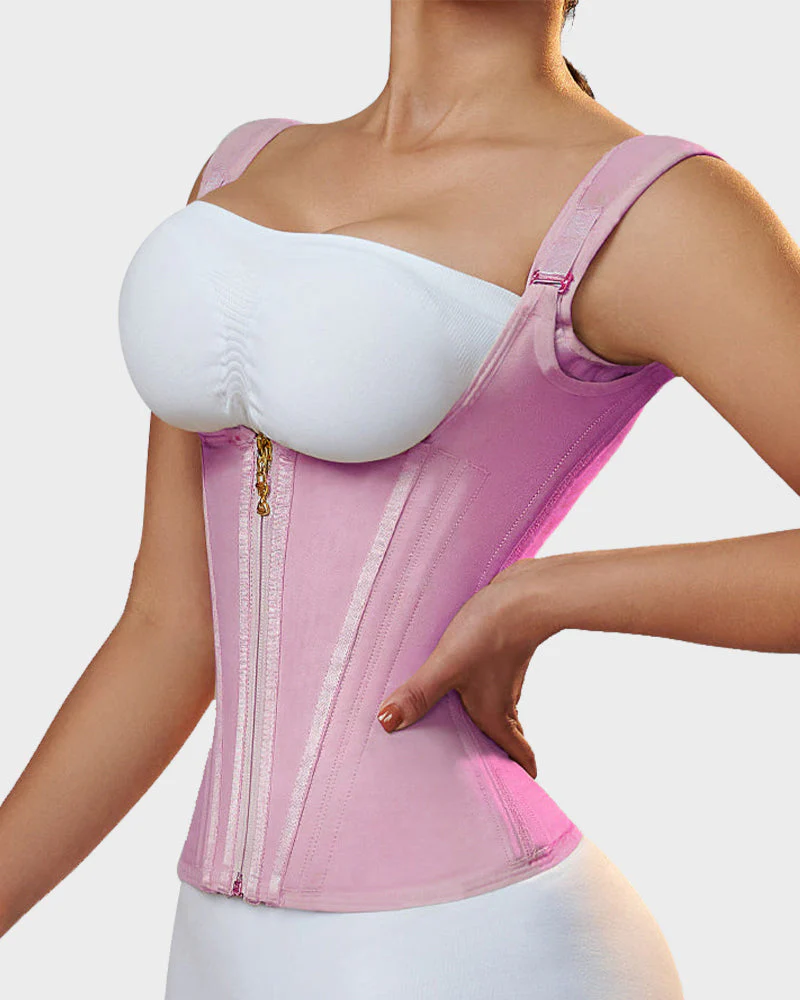 Double Waistband Corset Vest - Image 4