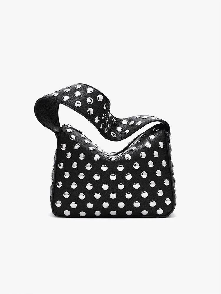Ebon Élan Structured Shoulder Bag