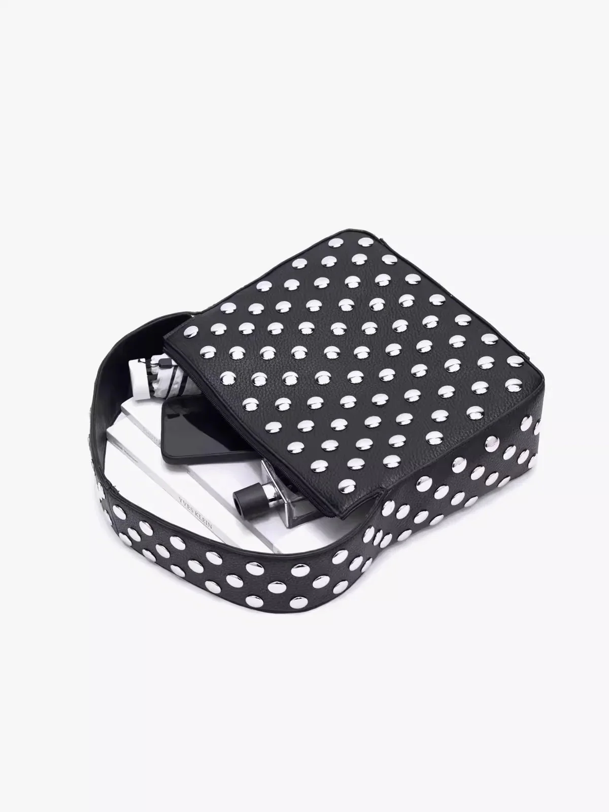 Ebon Élan Structured Shoulder Bag - Image 2