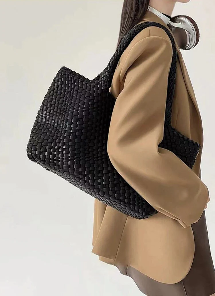 Elara Woven Luxe Tote - Image 16