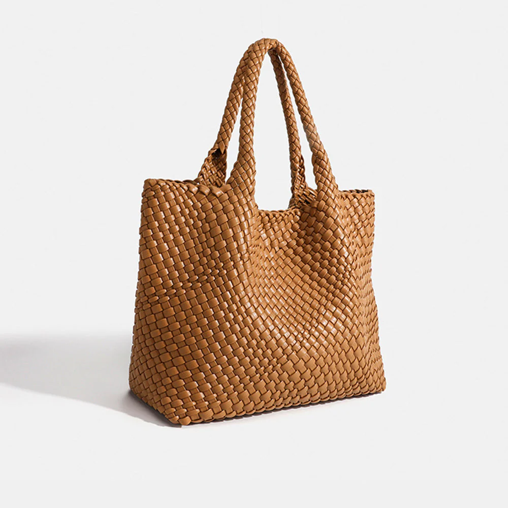 Elara Woven Luxe Tote - Image 3