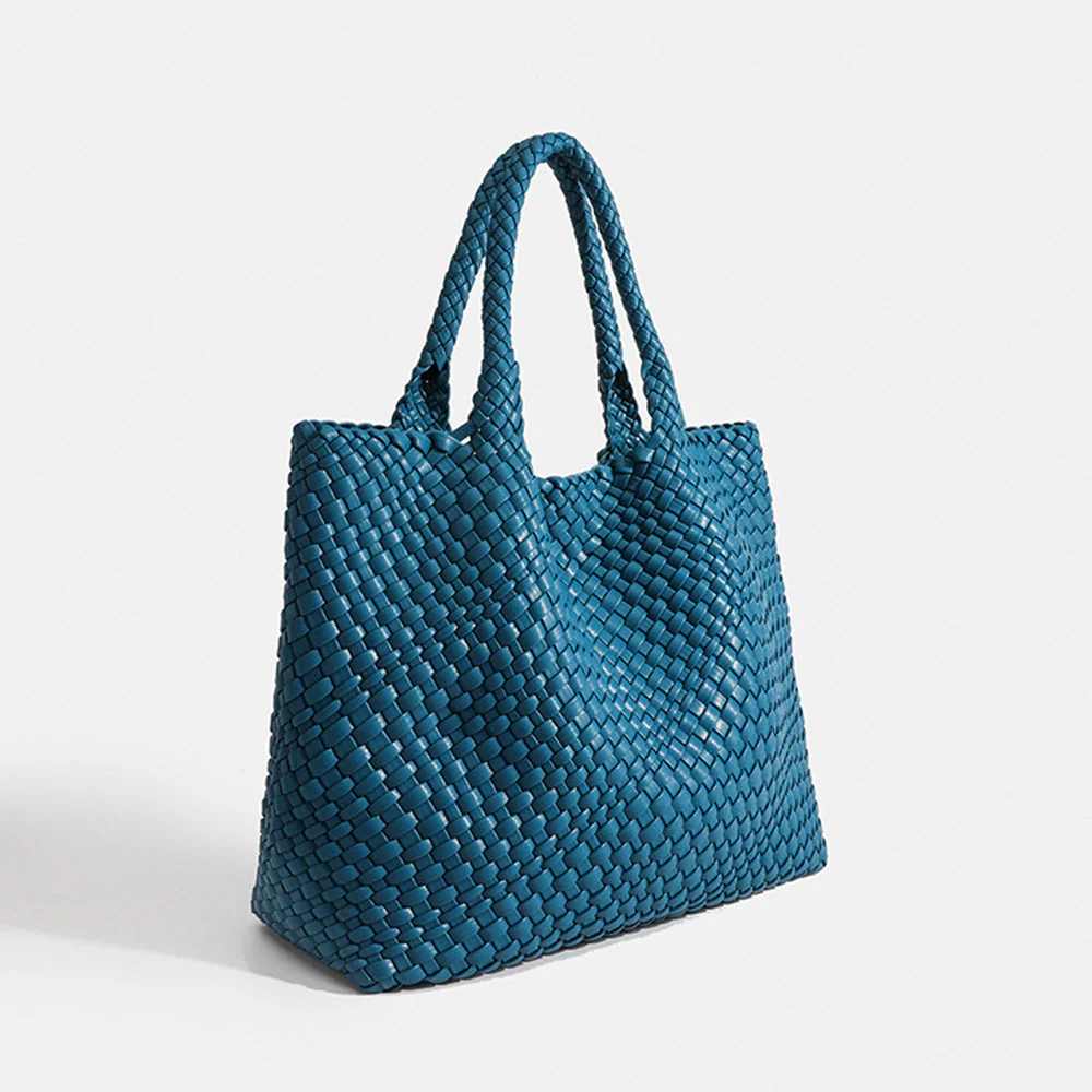 Elara Woven Luxe Tote - Image 4