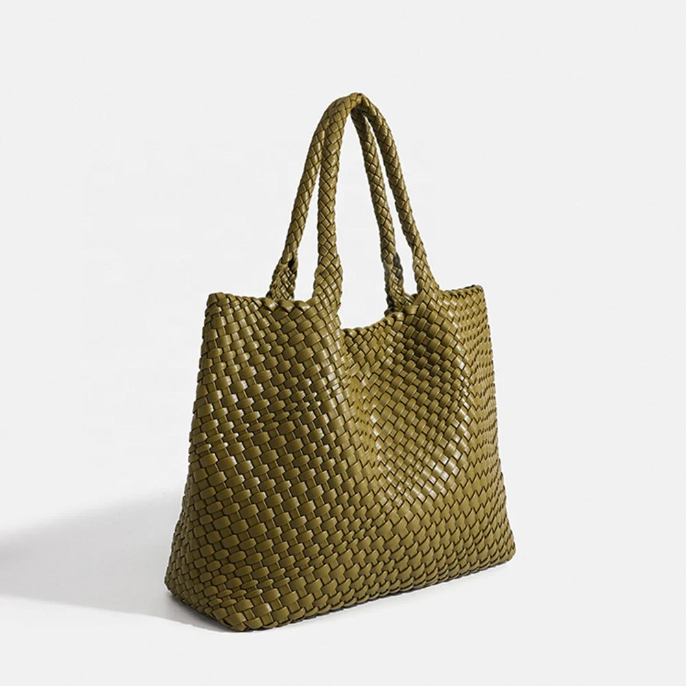 Elara Woven Luxe Tote - Image 5