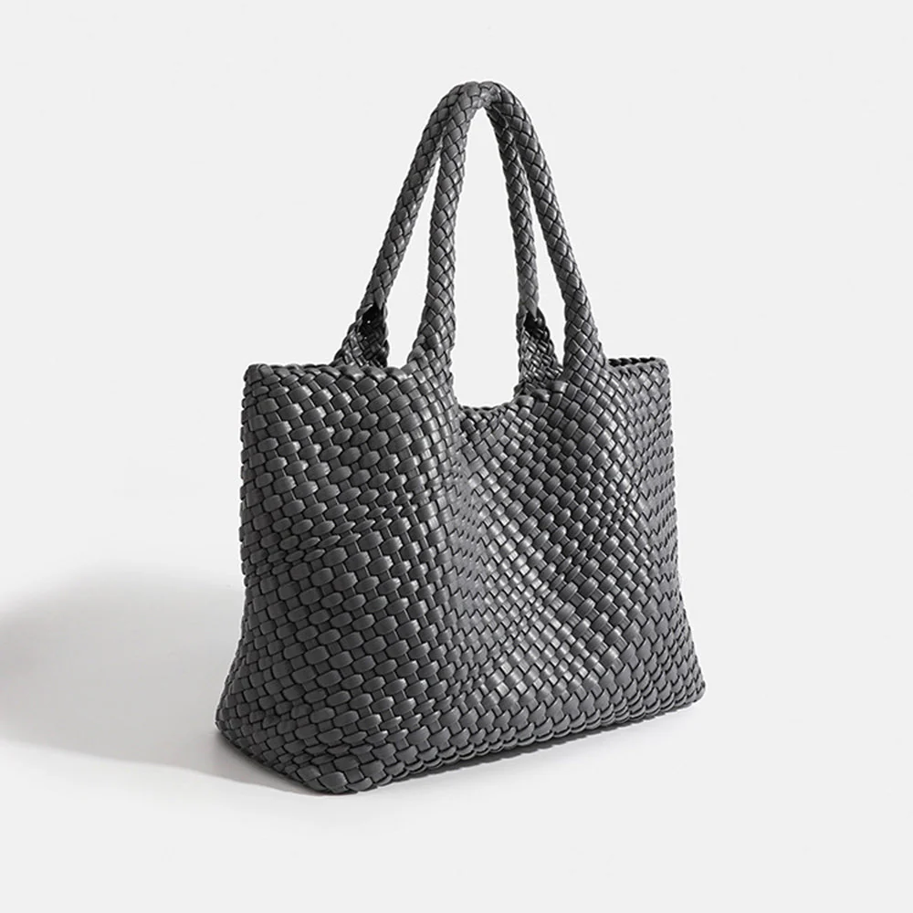 Elara Woven Luxe Tote - Image 6