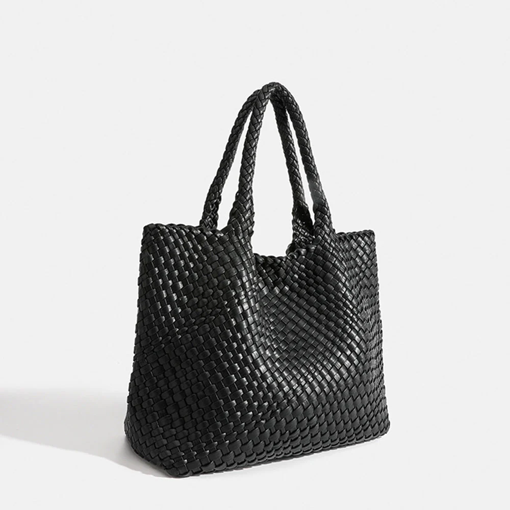 Elara Woven Luxe Tote - Image 8