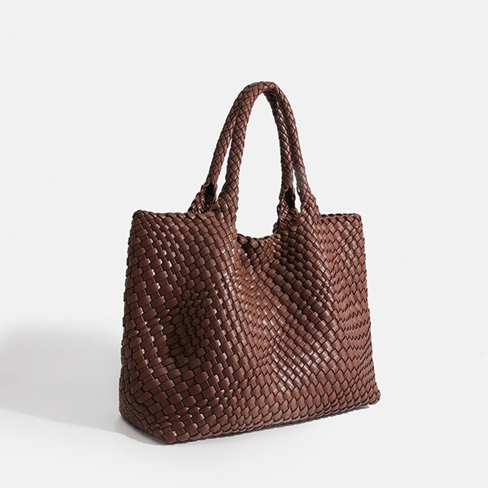 Elara Woven Luxe Tote - Image 9
