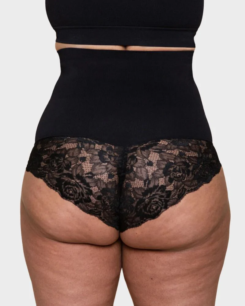 Elegance High-Waist Lace Shaping Brief - Image 3
