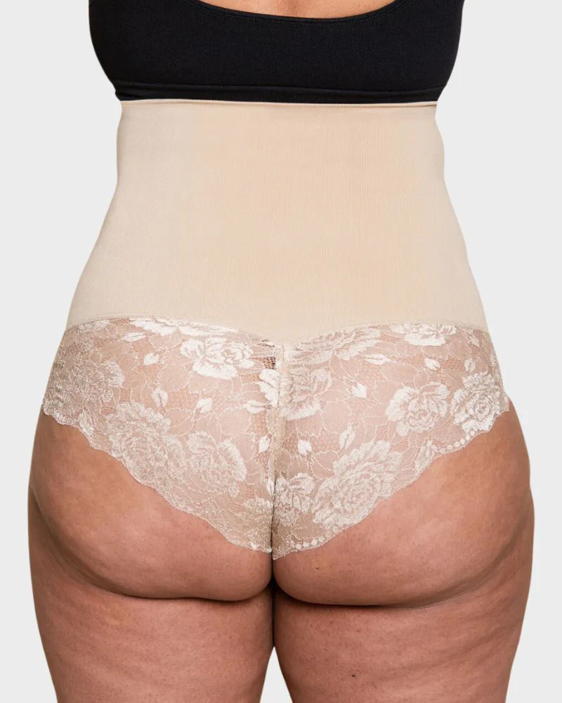 Elegance High-Waist Lace Shaping Brief - Image 6
