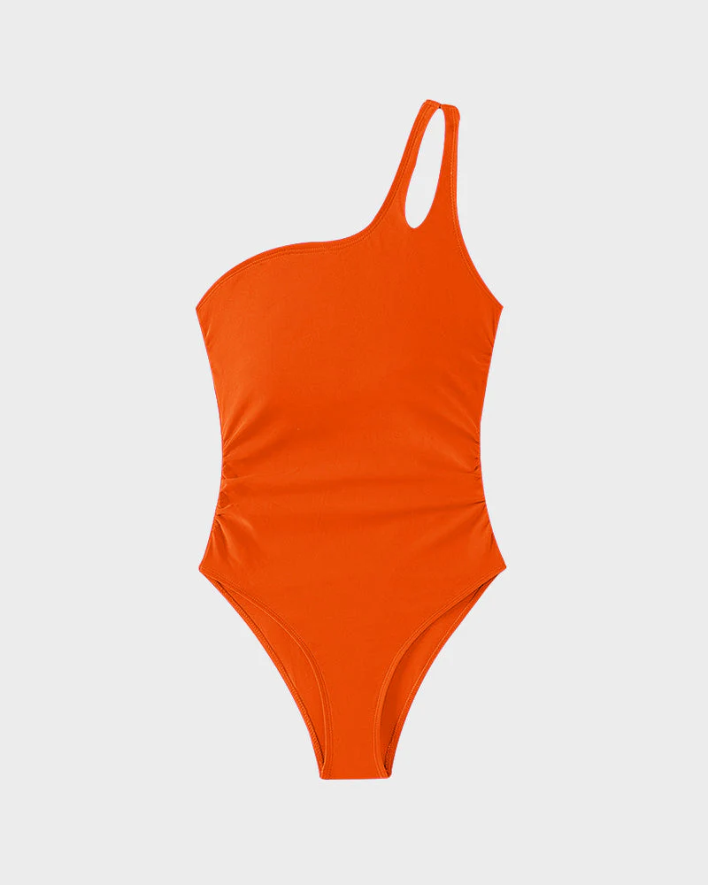 Elegance One-Shoulder Sculpting Swimsuit - Image 22