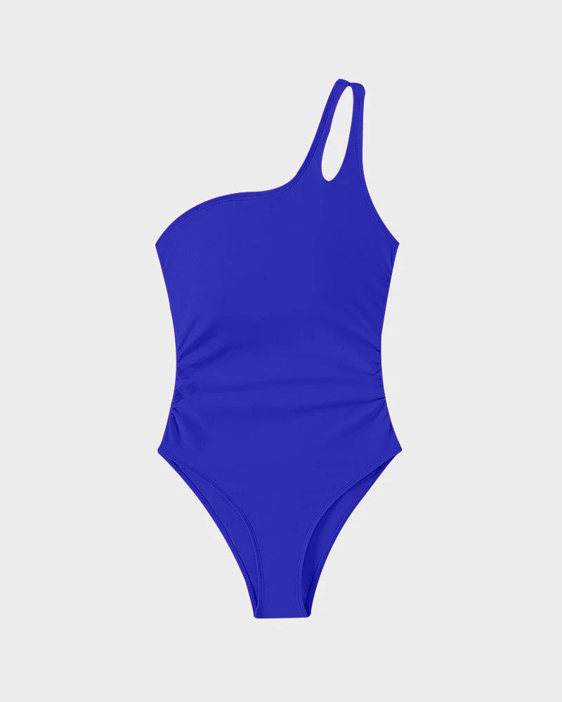 Elegance One-Shoulder Sculpting Swimsuit - Image 29