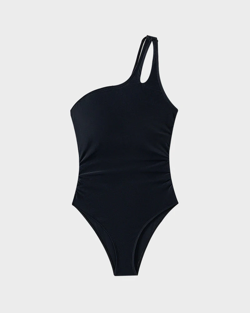 Elegance One-Shoulder Sculpting Swimsuit - Image 4