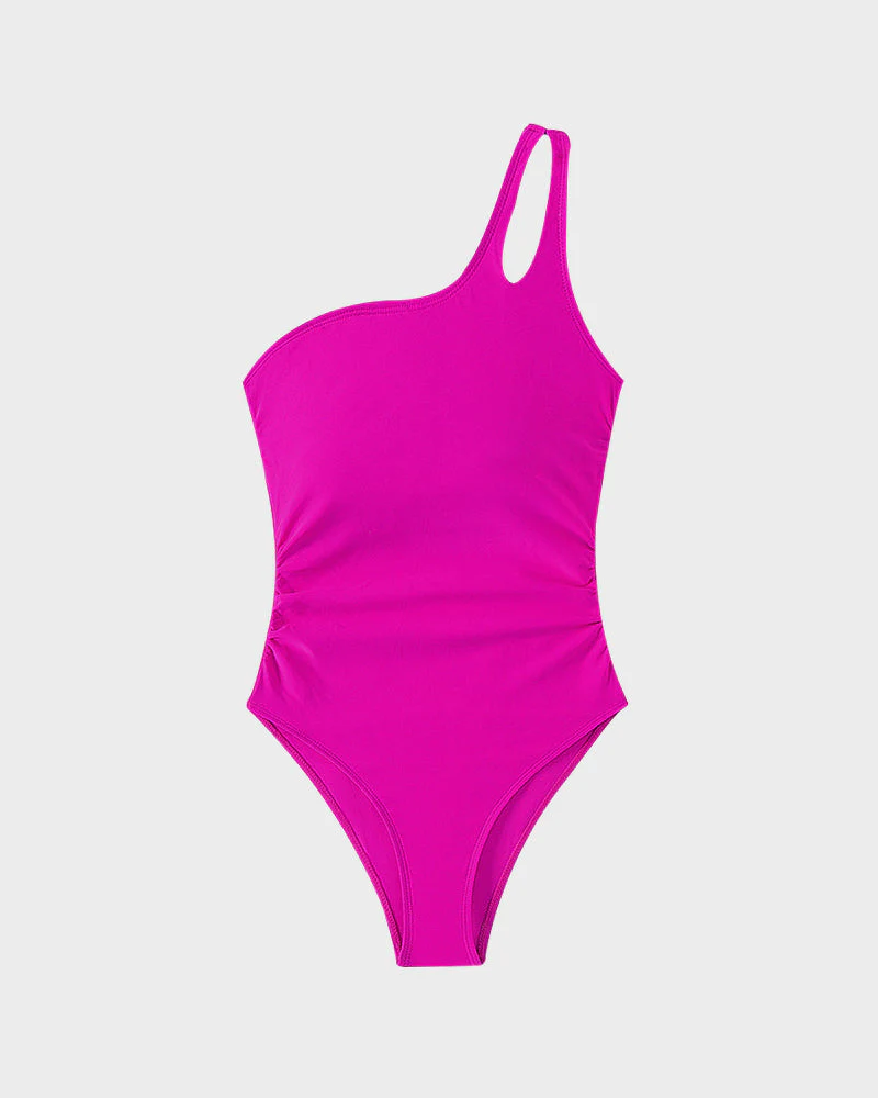 Elegance One-Shoulder Sculpting Swimsuit - Image 7