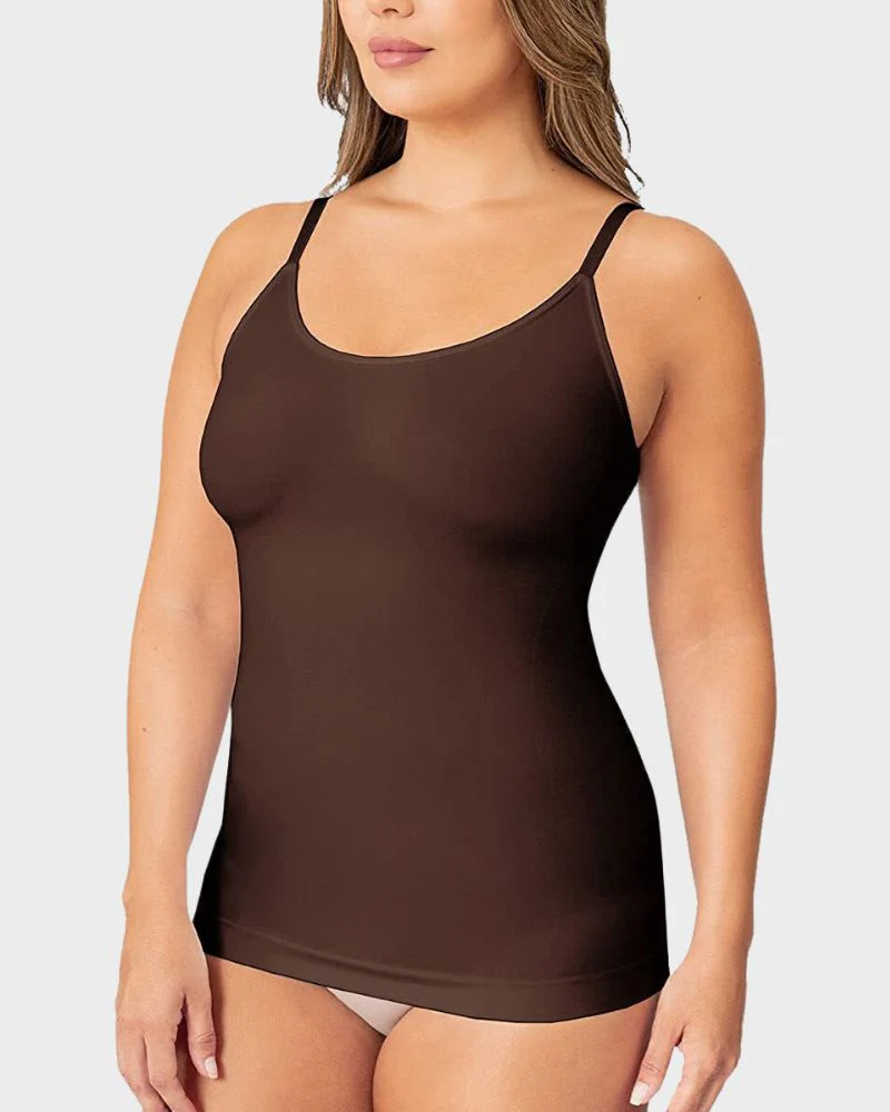 Elegance Scoop Neck Tummy Control Cami - Image 4