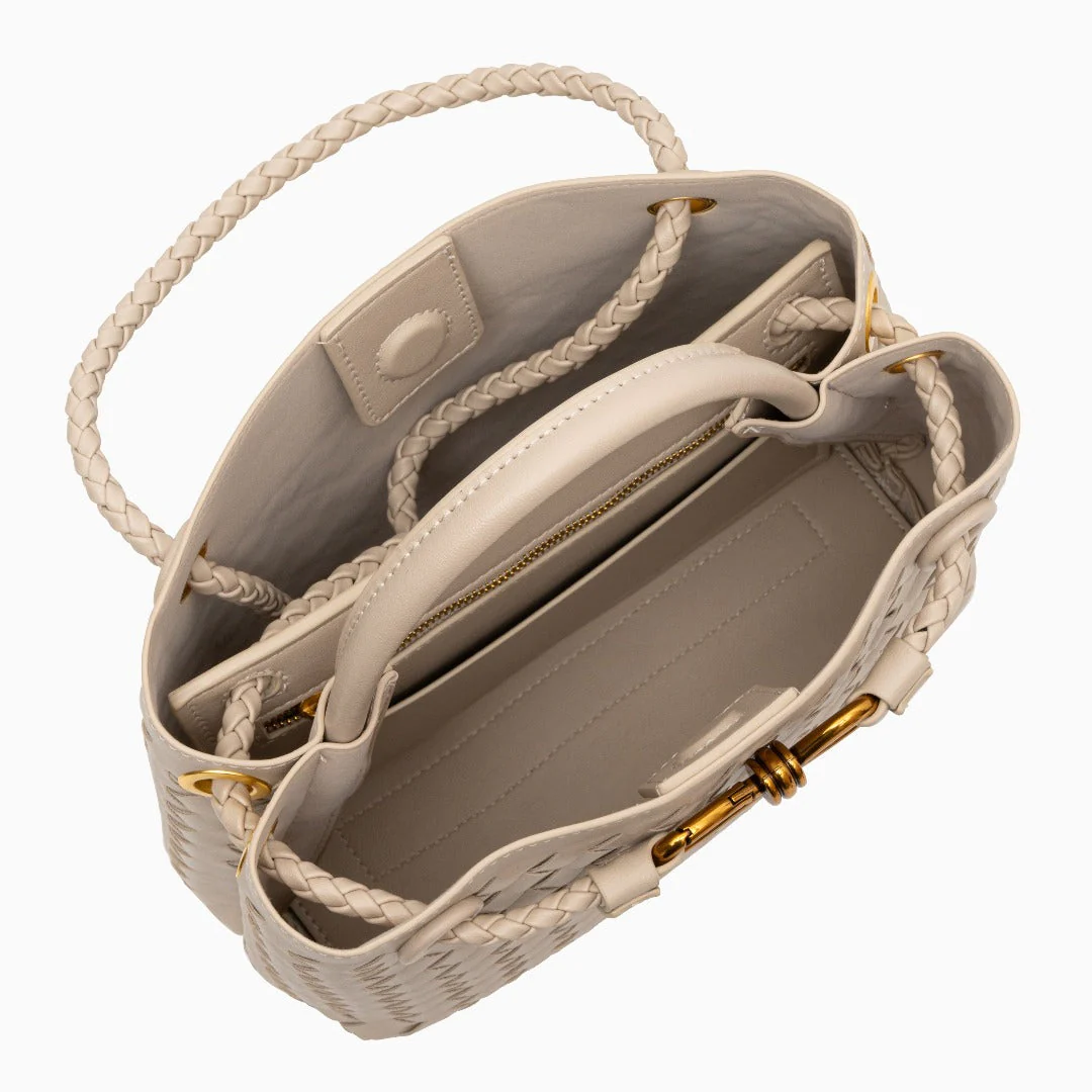Elegant Woven Crossbody Bag for Timeless Style and Everyday Use - Image 3