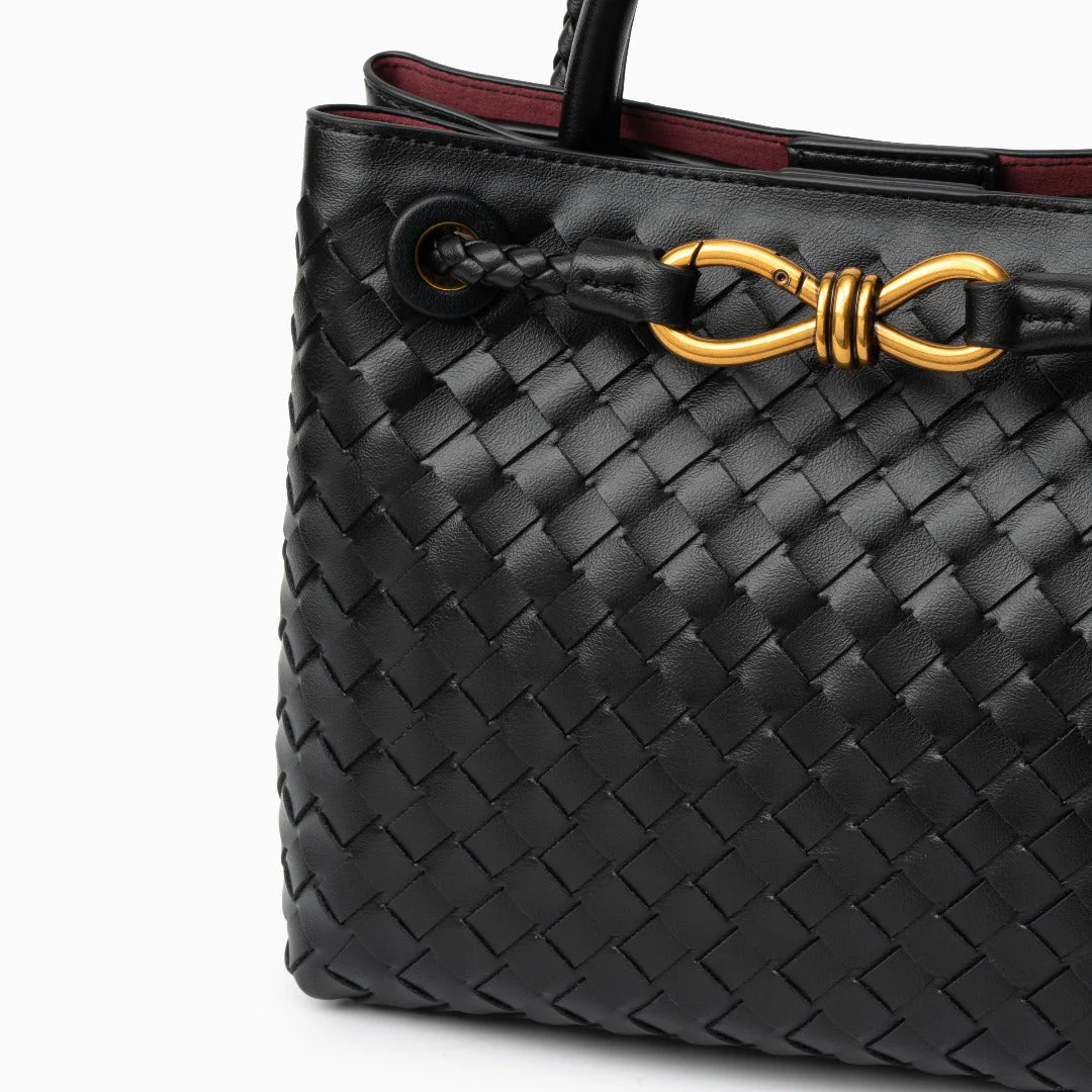 Elegant Woven Crossbody Bag for Timeless Style and Everyday Use - Image 8
