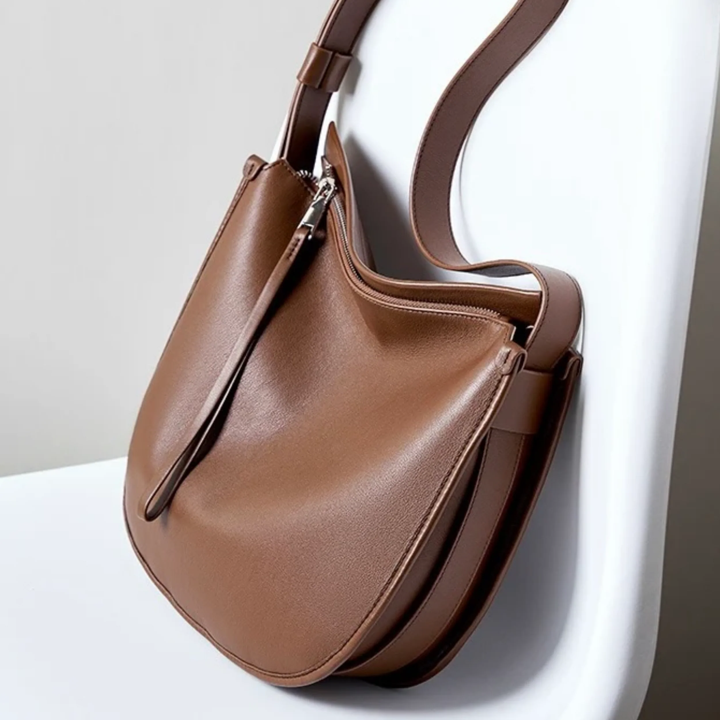 Ellyn Genuine Leather Soft Tote Bag - Image 4