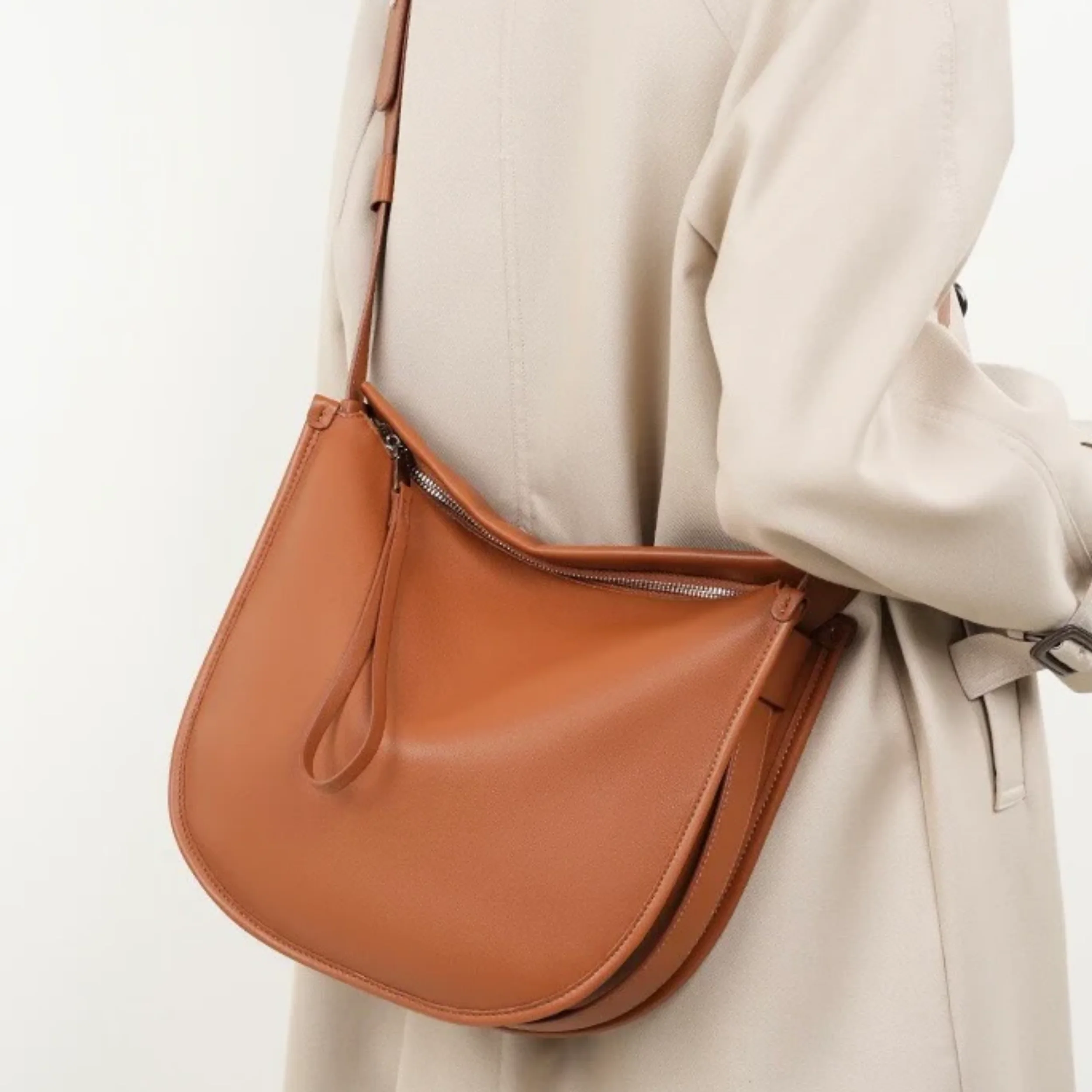 Ellyn Genuine Leather Soft Tote Bag - Image 6