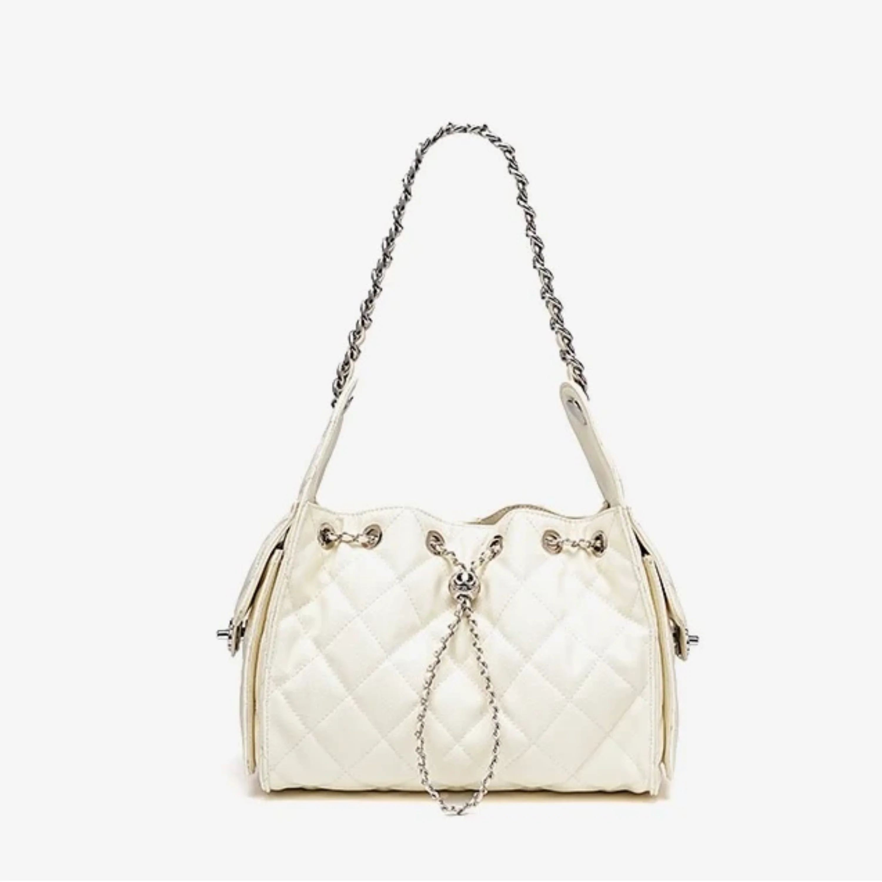 Elvra Genuine Leather Bucket Shoulder Bag - Image 2
