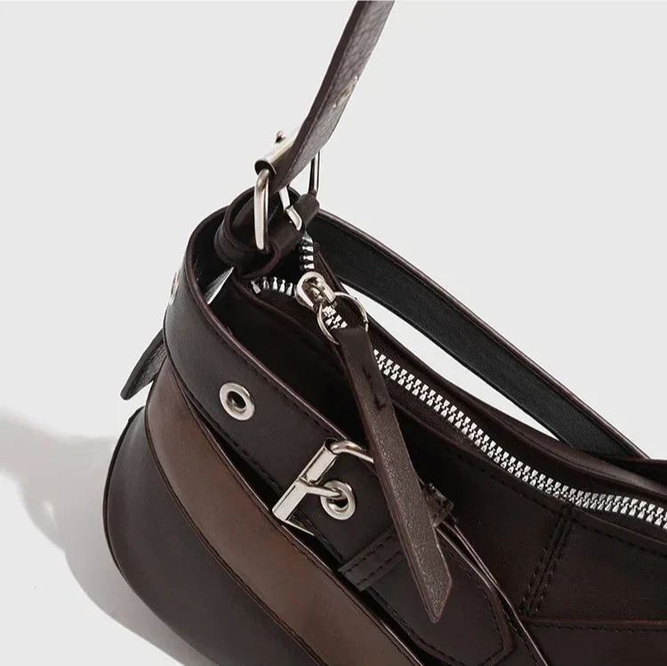 Elysian Buckle-Strap Shoulder Bag - Image 11