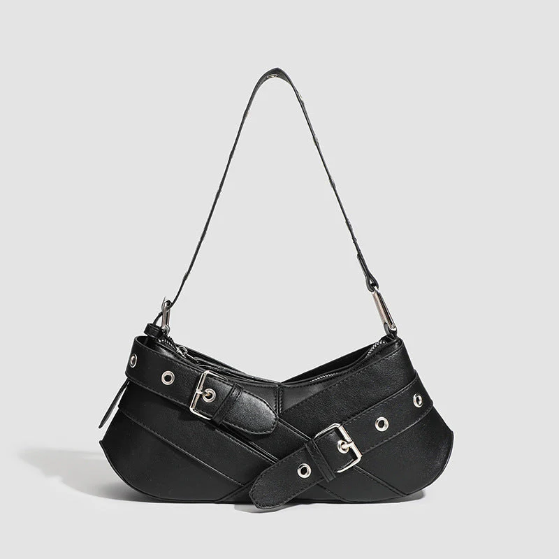 Elysian Buckle-Strap Shoulder Bag - Image 5