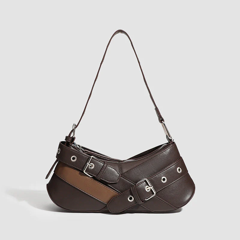 Elysian Buckle-Strap Shoulder Bag - Image 9