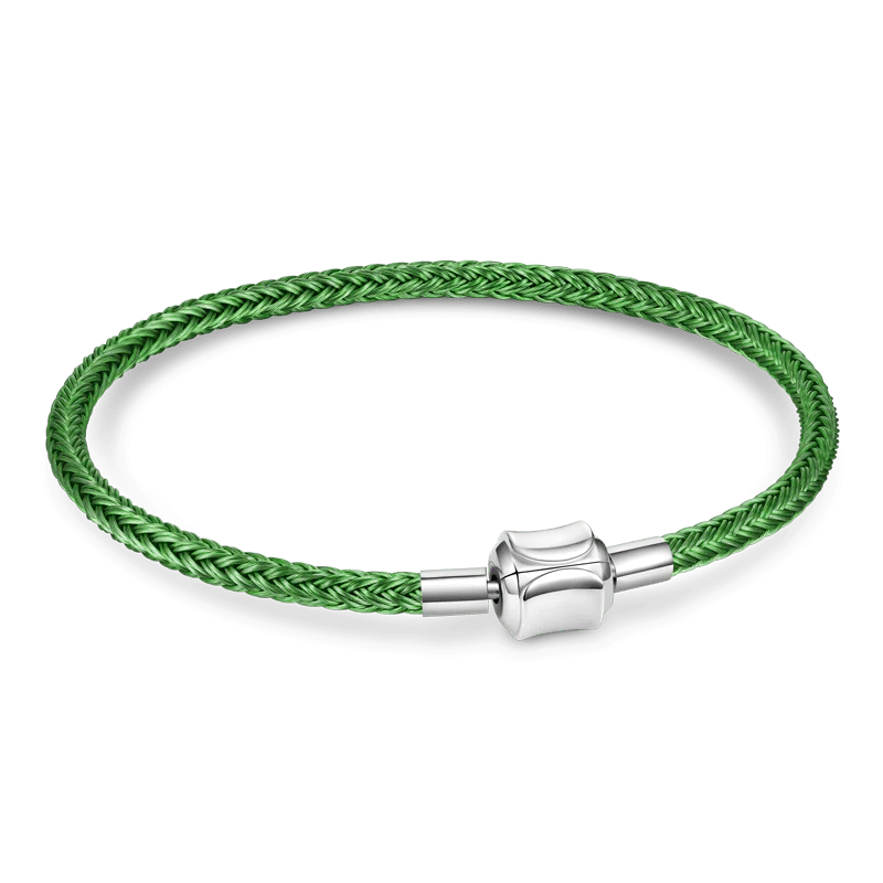 Emerald Elegance Charm Bracelet - Image 2