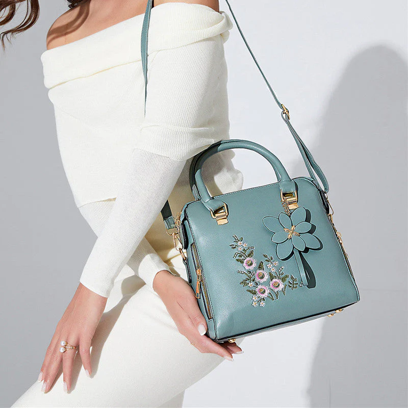 Enchanted Garden 3D Floral Handbag - Image 13