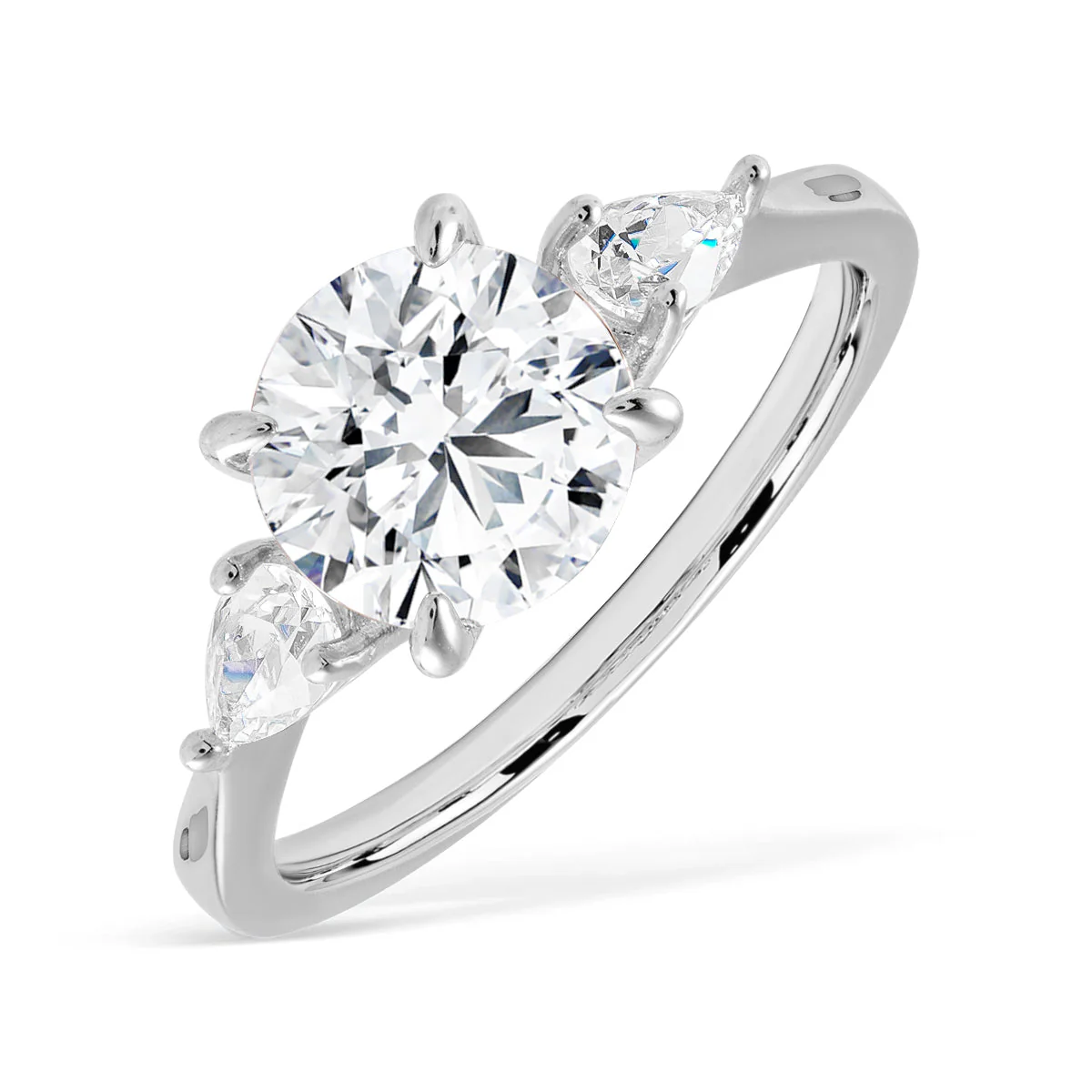 Eternal Blossom Moissanite Engagement Ring - Image 2