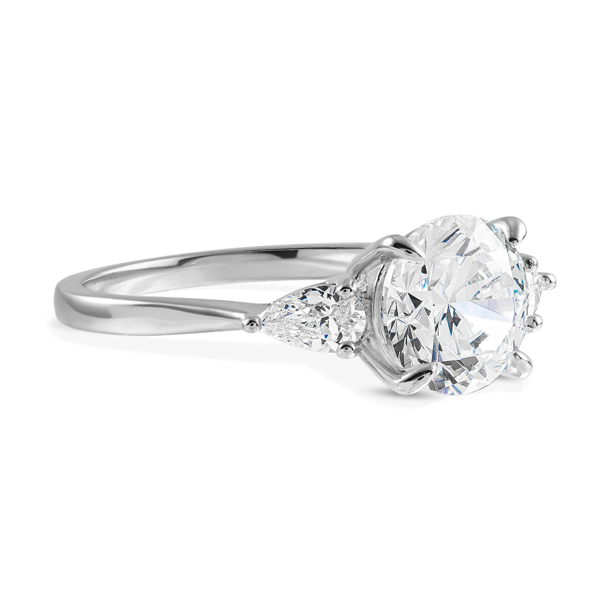 Eternal Blossom Moissanite Engagement Ring - Image 5