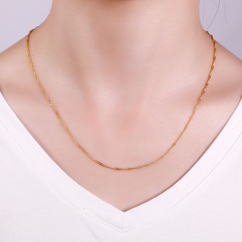 Eternal Bond Twisted Chain Necklace - Image 2