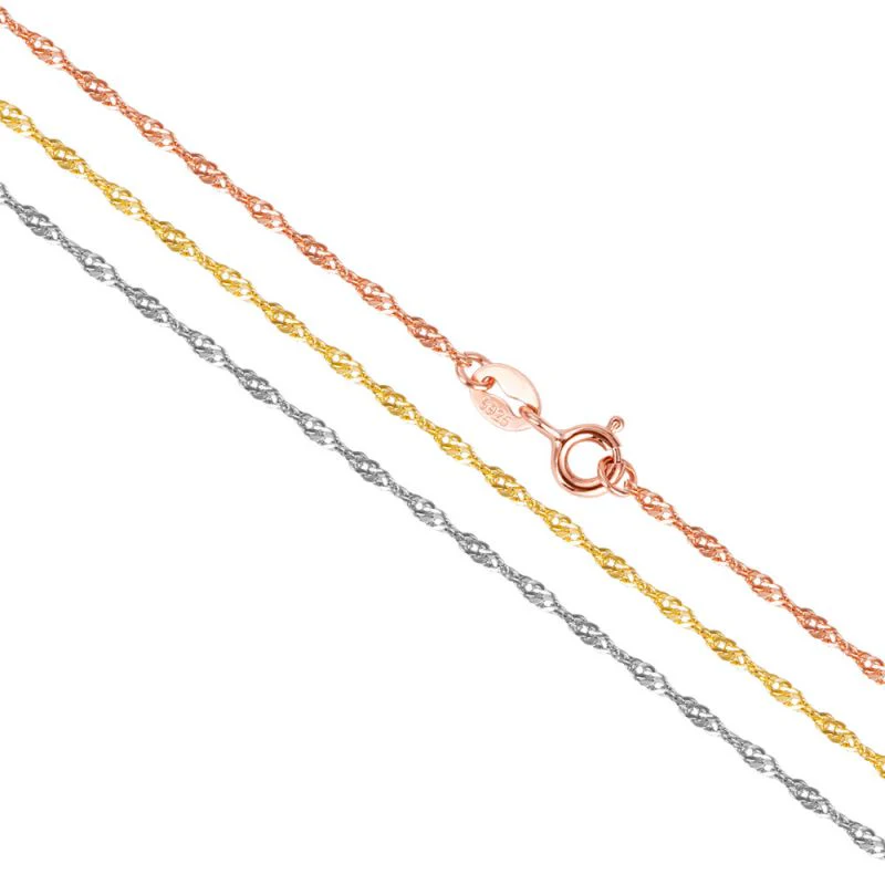 Eternal Bond Twisted Chain Necklace - Image 3