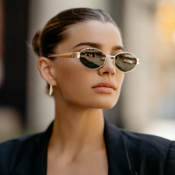 Eternal Elegance Oval Sunglasses - Image 6