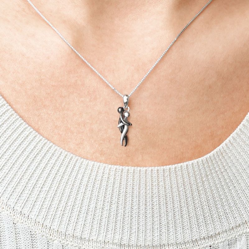 Eternal Embrace Sterling Silver Necklace - Image 4