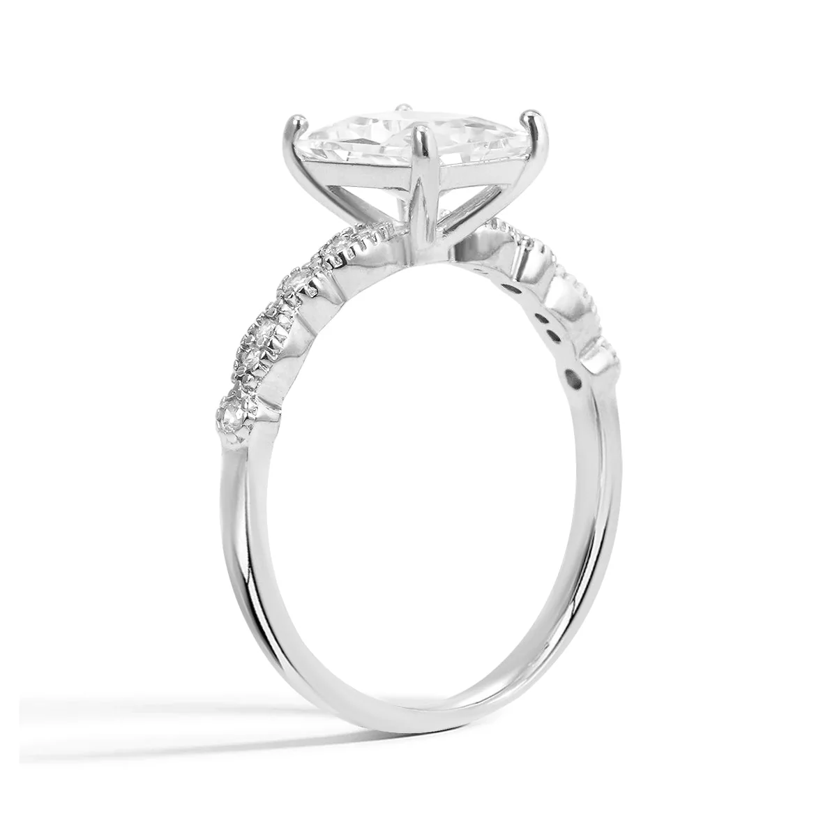 Eternal Grace Moissanite Solitaire Ring - Image 3