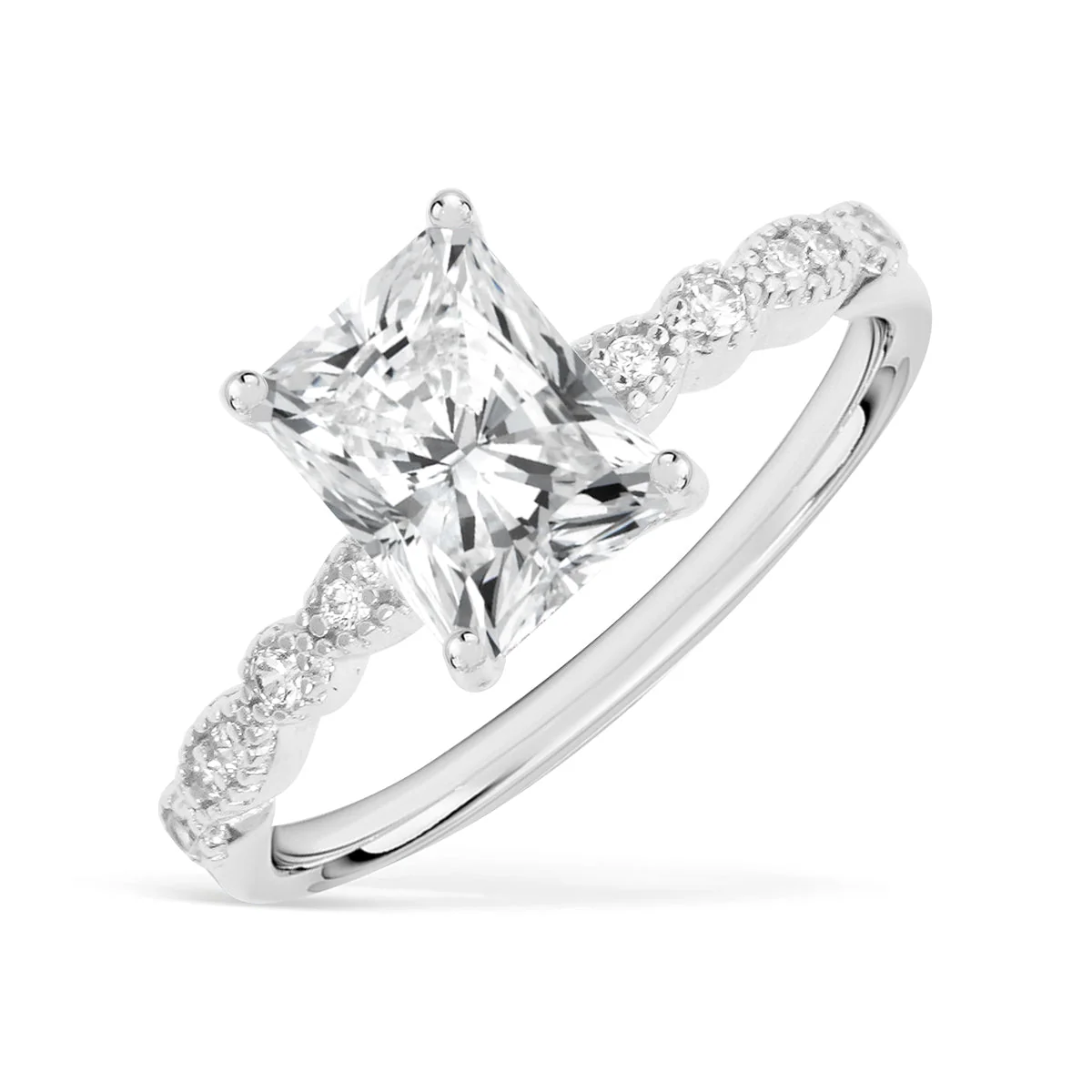 Eternal Grace Moissanite Solitaire Ring - Image 5
