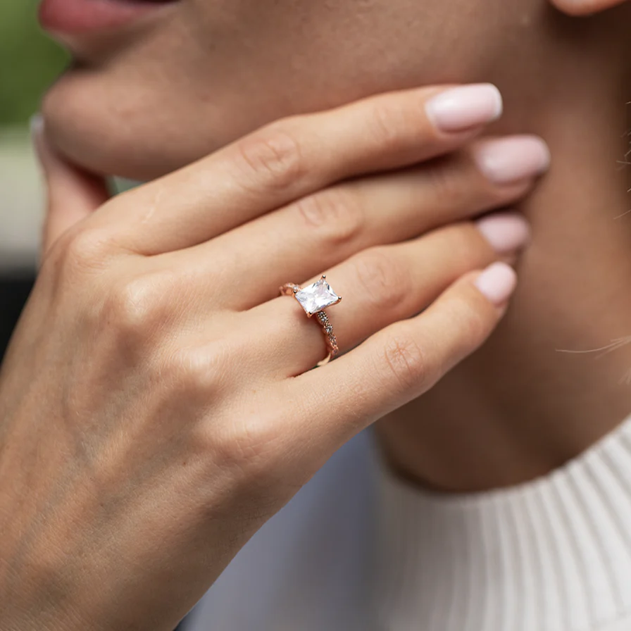Eternal Grace Moissanite Solitaire Ring - Image 8