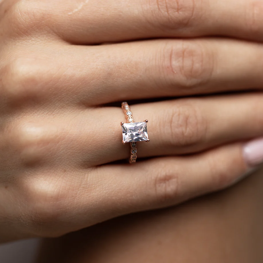 Eternal Grace Moissanite Solitaire Ring - Image 9