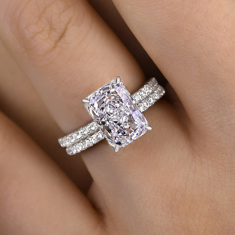 Eternal Harmony Moissanite Duo Ring Set - Image 13