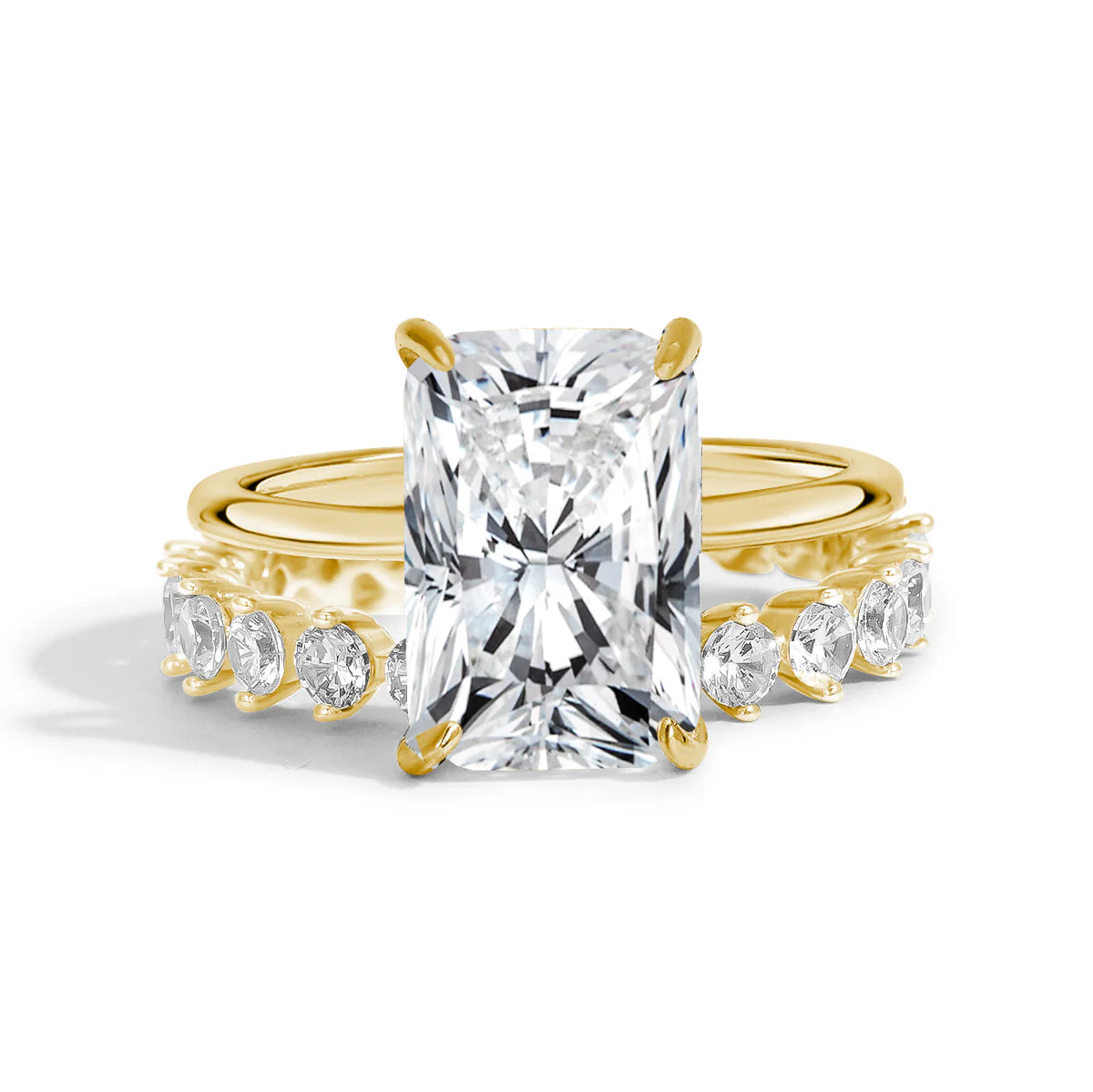 Eternal Harmony Moissanite Duo Ring Set - Image 6