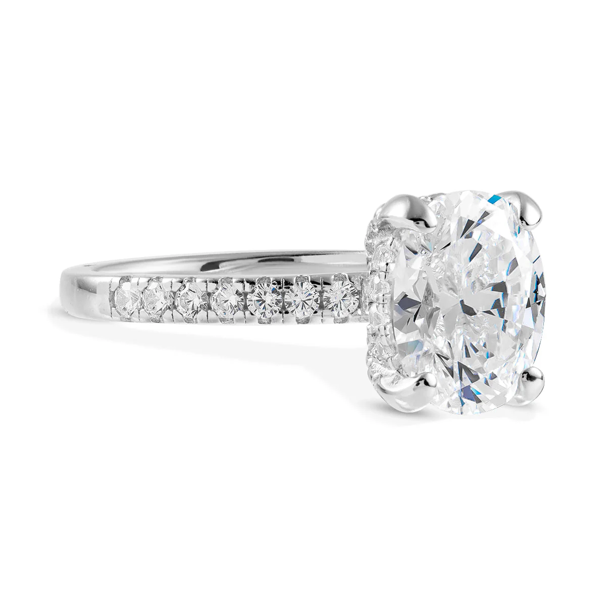 Eternal Radiance Moissanite Solitaire Ring - Image 3