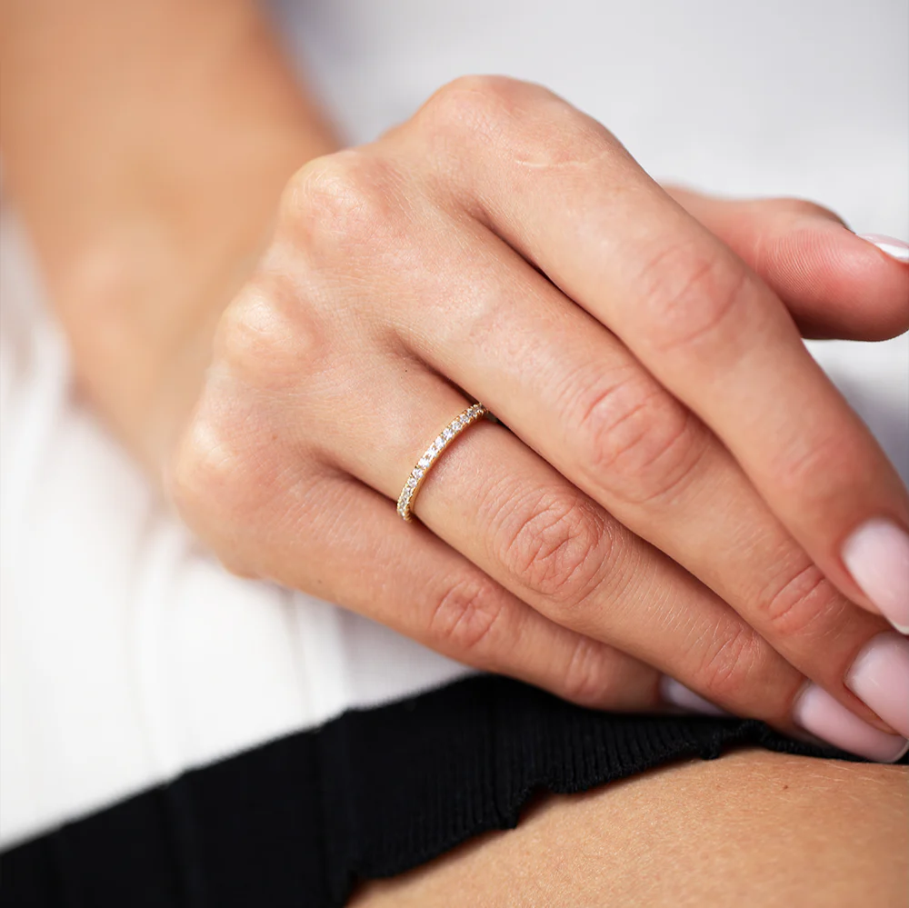 Eternal Radiance Sterling Silver Ring - Image 6