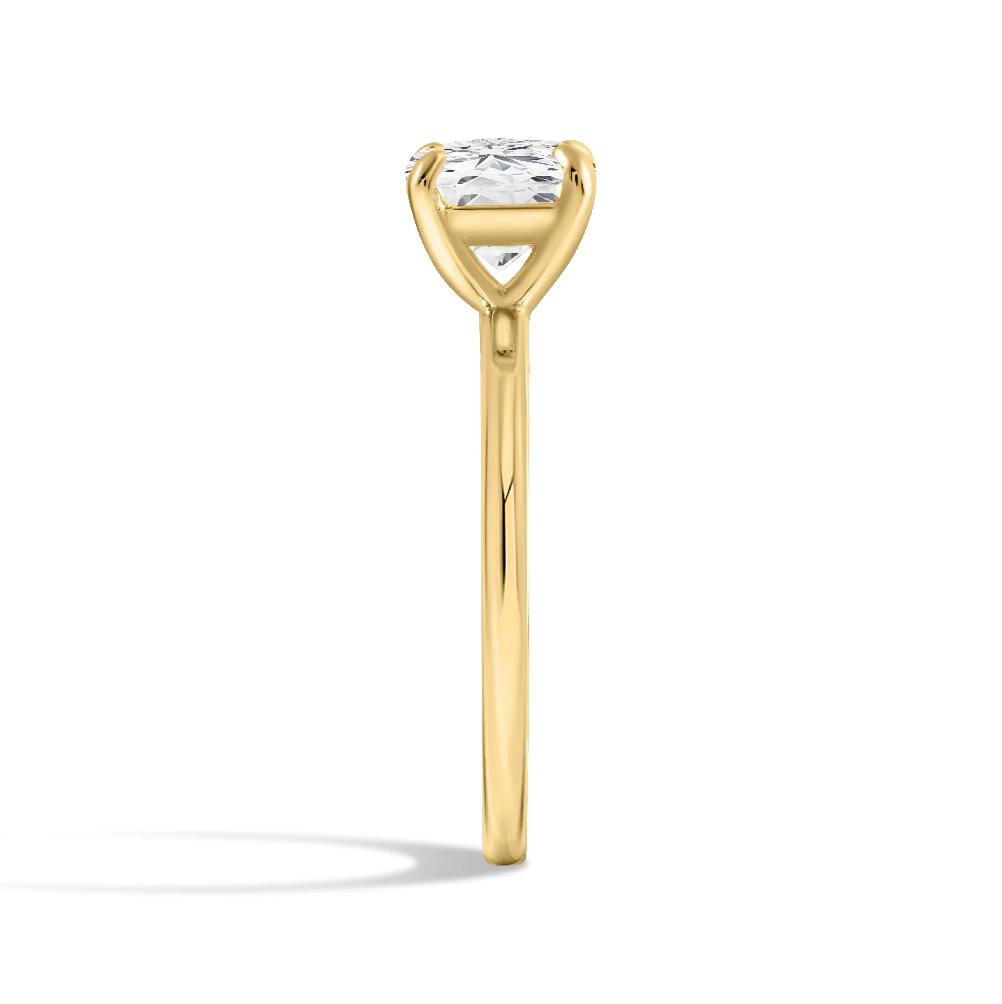 Eternal Spark Moissanite Solitaire Gold Ring - Image 4