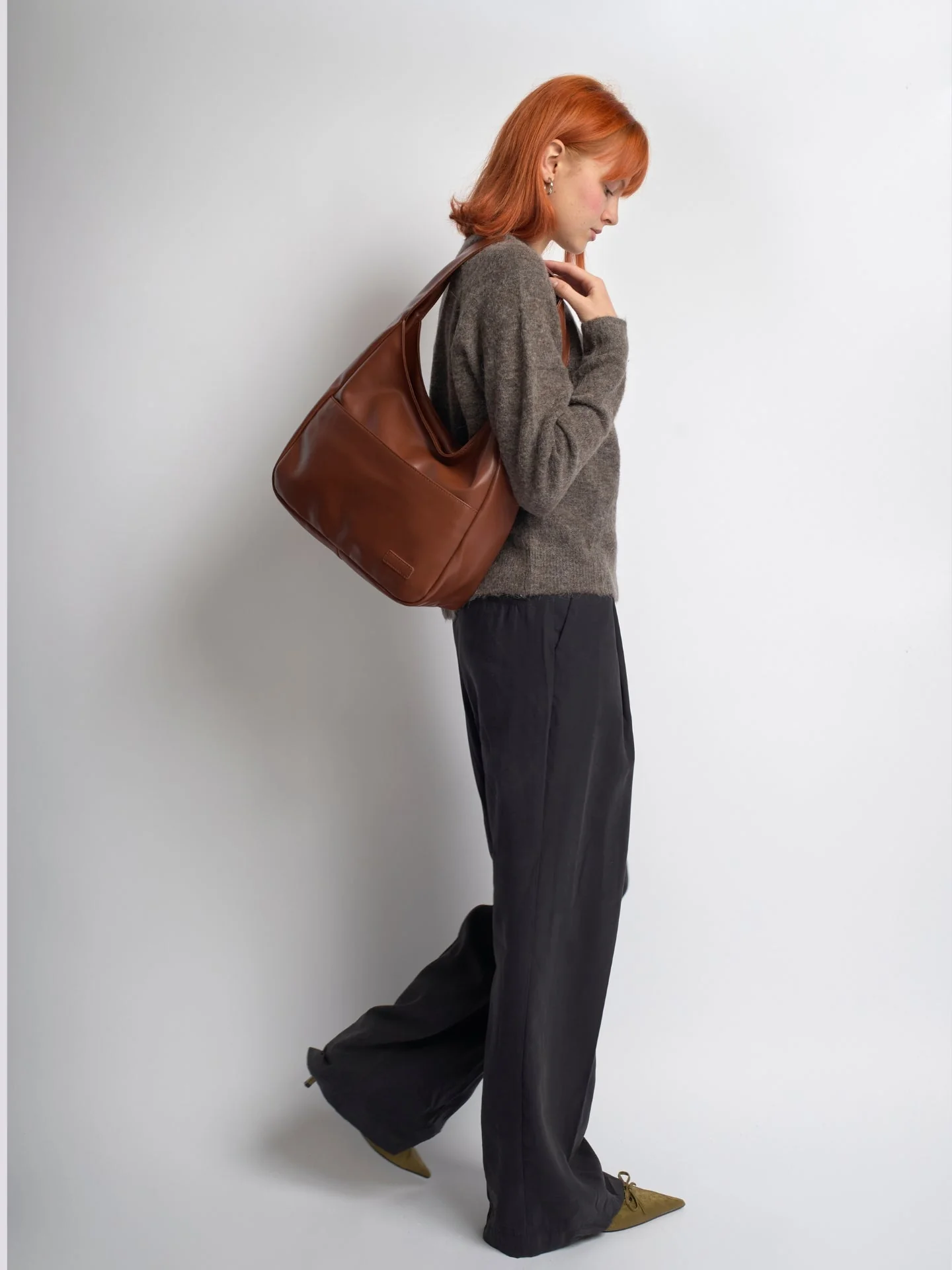 Elegant Vegan Leather Everyday Tote - Image 12