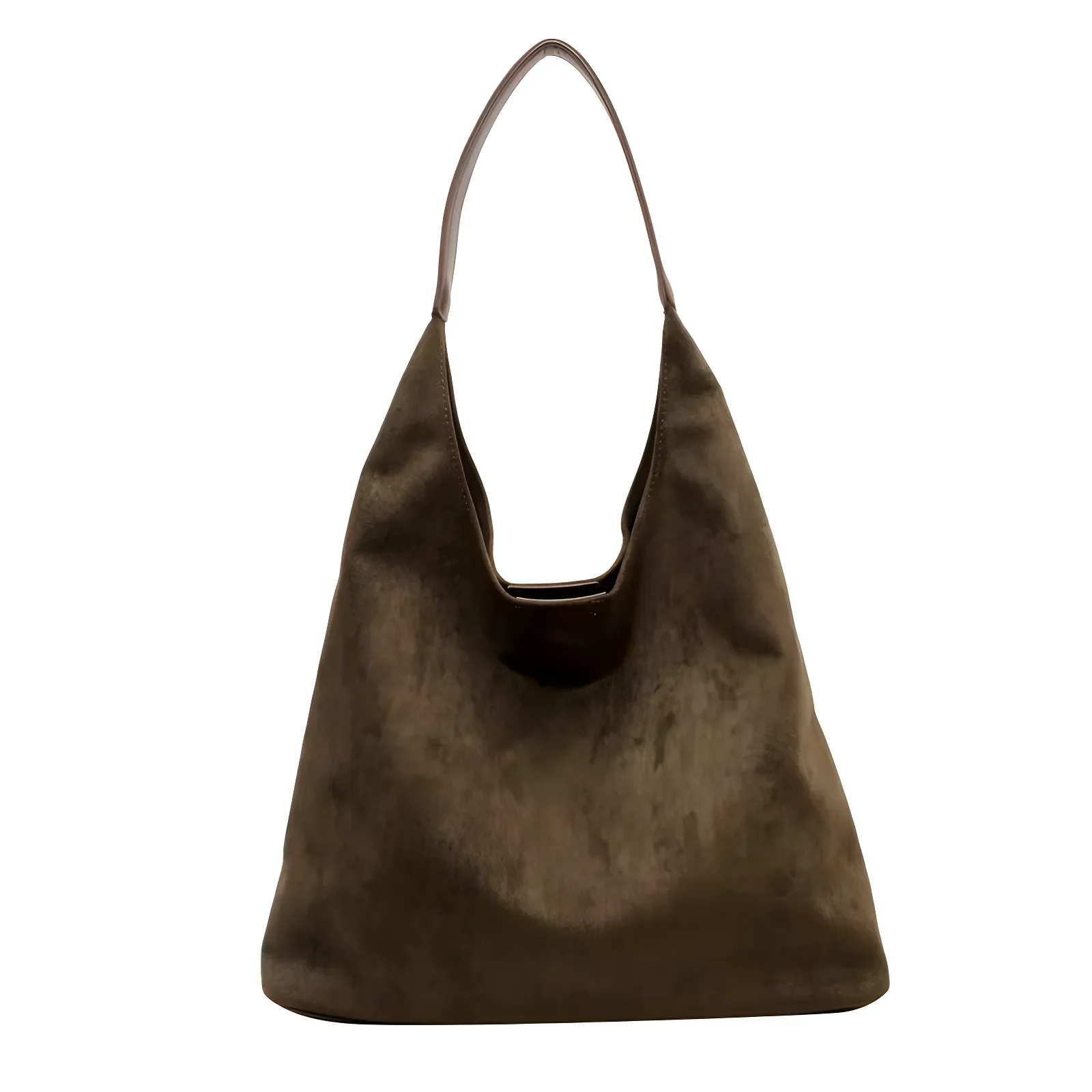 Chic Vegan Suede Everyday Tote - Image 3