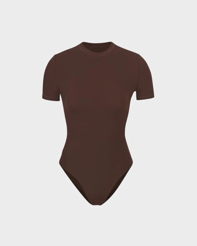 Everyday Wear Seamless T-shirt Bodysuit - Image 12