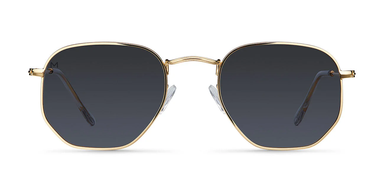 Golden Hexagon Polarized Sunglasses - Image 2
